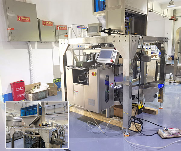 全自動(dòng)組合秤包裝機(jī)細(xì)節(jié)展示